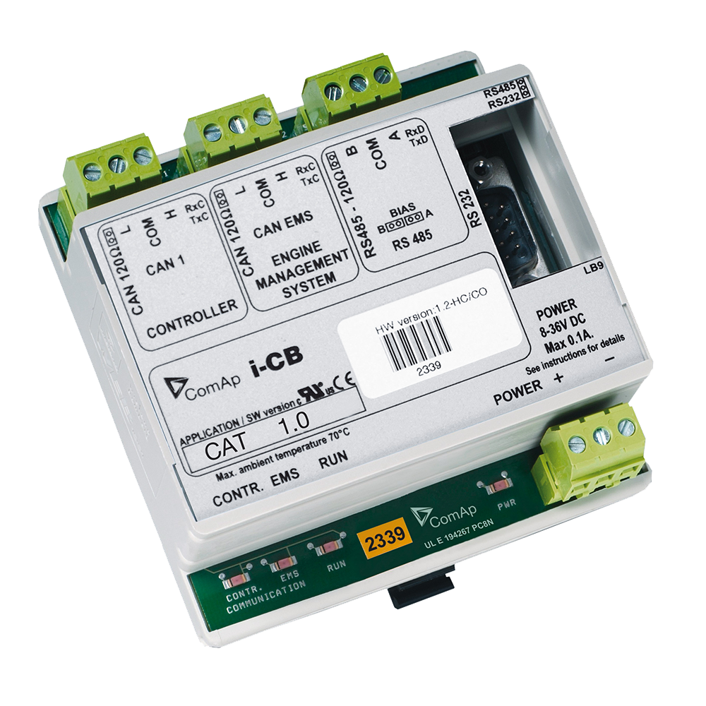 ComAp - Interface/Communication Bridge for CAT Diesel engines