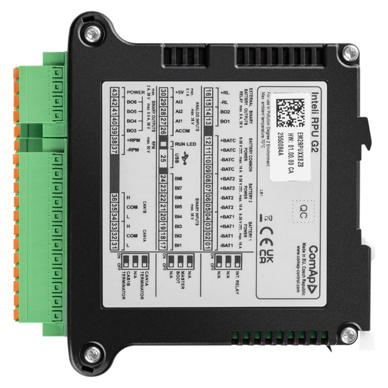 Interface Rpu ComAp - Inteli RPU G2