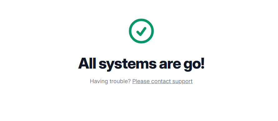 Service Status Page